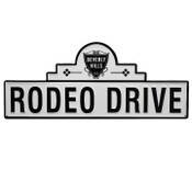 Wholesale - 24"x10" EMBSSD RODEO DRIVE METAL WALL SIGN C/P 16, UPC: 651961786245